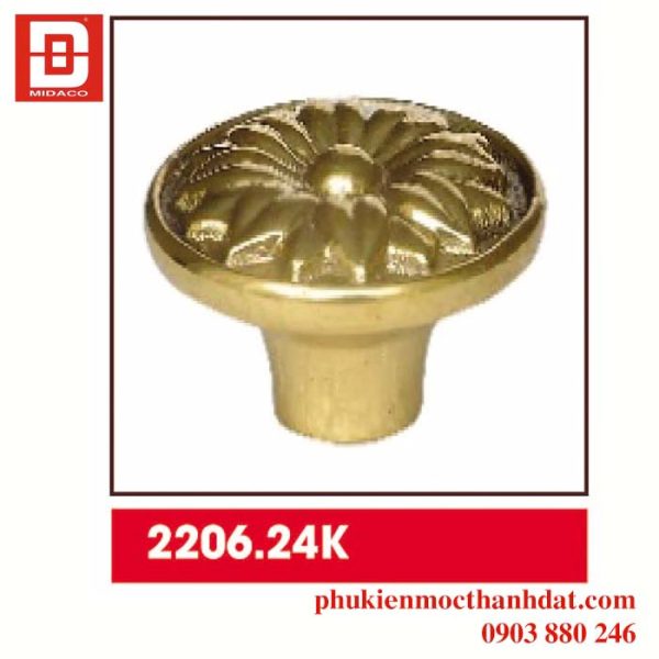 Tay nắm tủ 2206-24k-2