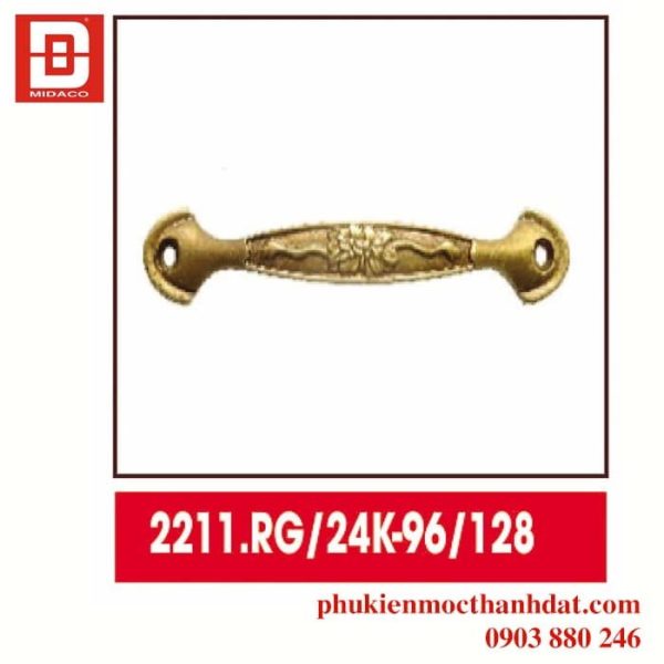Tay nắm cửa 2211.RG/24K-96/128