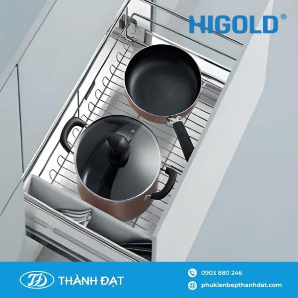 Kệ Xooang Nồi Martin Bắt Mặt Hộc Inox 304 (303415 - 900mm) - Higold 1