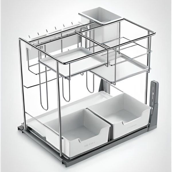Kệ Gia Vị Martin Ray Giảm Chấn Inox 304 (306093 - 400mm) - Higold - Ảnh 3