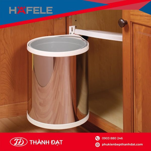 Thùng rác, 15 lít, Hailo Mono, model 3515-00 (502.12.729) - HAFELE