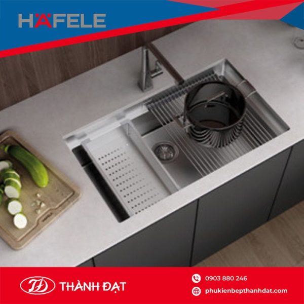 Chậu Rửa Inox HS21-SSN1S90 Và Các Phụ Kiện (567.94.029) - Hafele