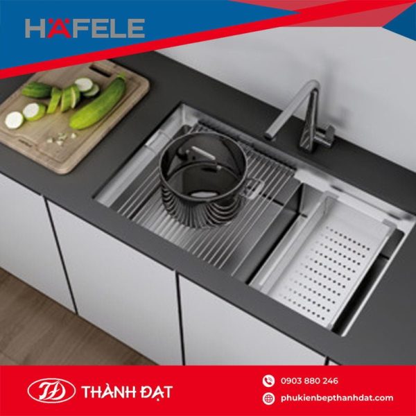 Chậu Rửa Inox HS21-SSN2S90 Và Các Phụ Kiện (567.94.039) - Hafele