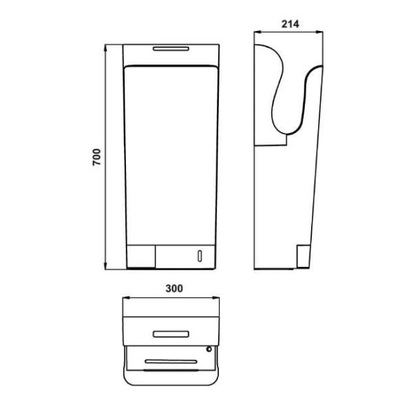 Máy Sấy Tay H700 (983.64.004) - Hafele - Ảnh 4