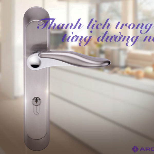 Khóa tay gạt hiện đại Archie AH2360-1278 - Ảnh 2