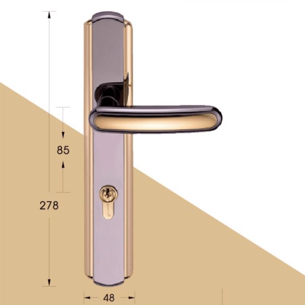 Khóa tay gạt cửa thông phòng AH3886-81, chính hãng Archie - Ảnh 4