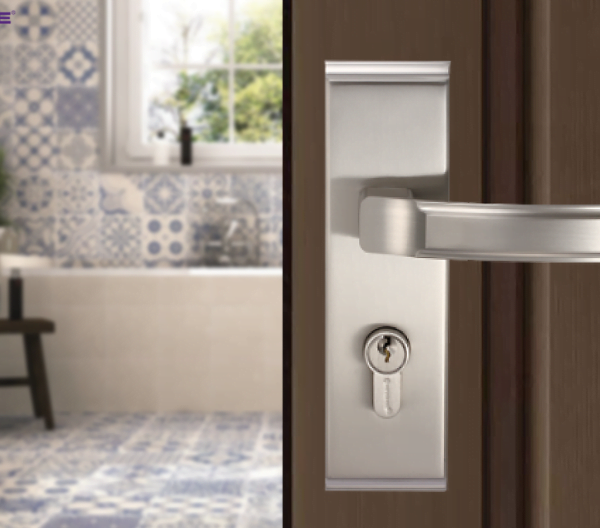 Khóa cửa phòng Archie – HA0160-12 , màu trắng bạc - Ảnh 2