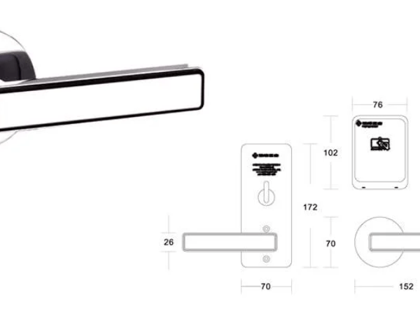 Khóa thẻ từ cảm ứng Archie AJ3011-07-31 – Hệ thông an ninh khách sạn thông minh - Ảnh 2
