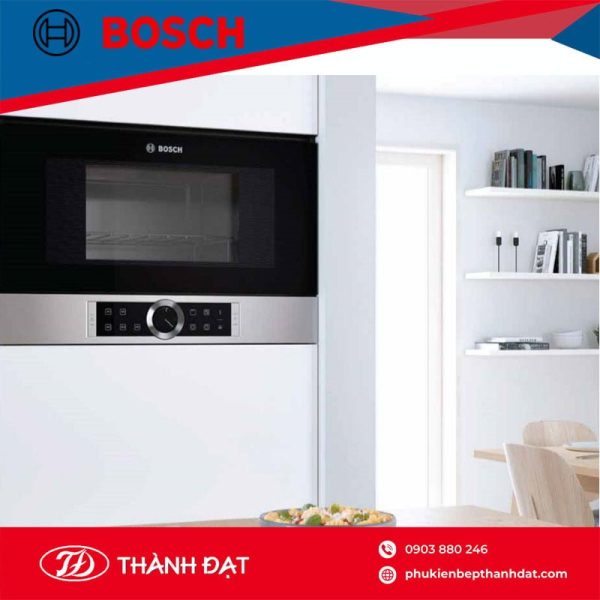 Lò Vi Sóng Đen 21L - 38cm (HMH. BFL634GB1B) Serie 8 - BOSCH