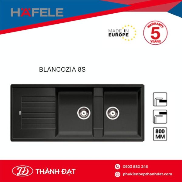 Chậu Đá Blanco BLANCOZIA 8S (565.76.359, 565.76.659, 565.76.959) - Hafele