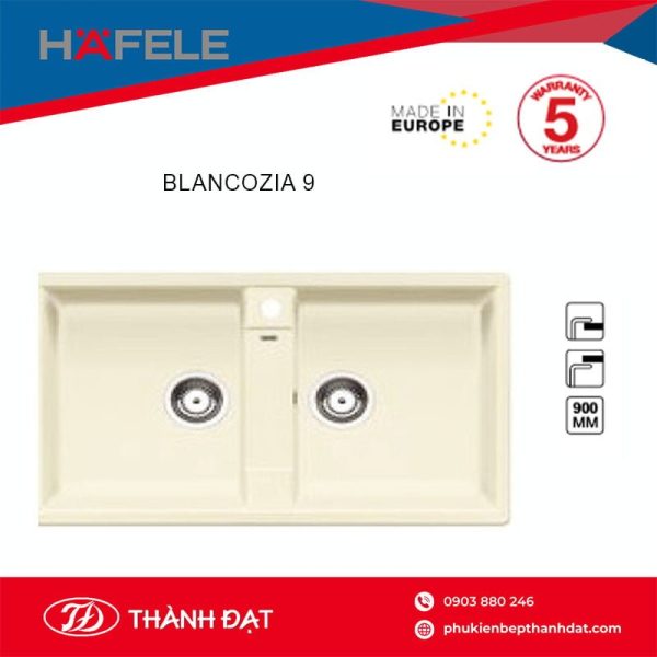Chậu Đá Blanco BLANCOZIA 9 (567.68.349, 567.68.649, 567.68.949) - Hafele