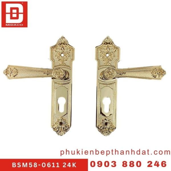 Khóa cửa Midaco BSM58-0611 24K