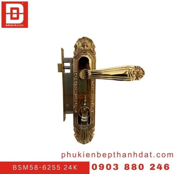 Khóa cửa Midaco BSM58-6255 24K