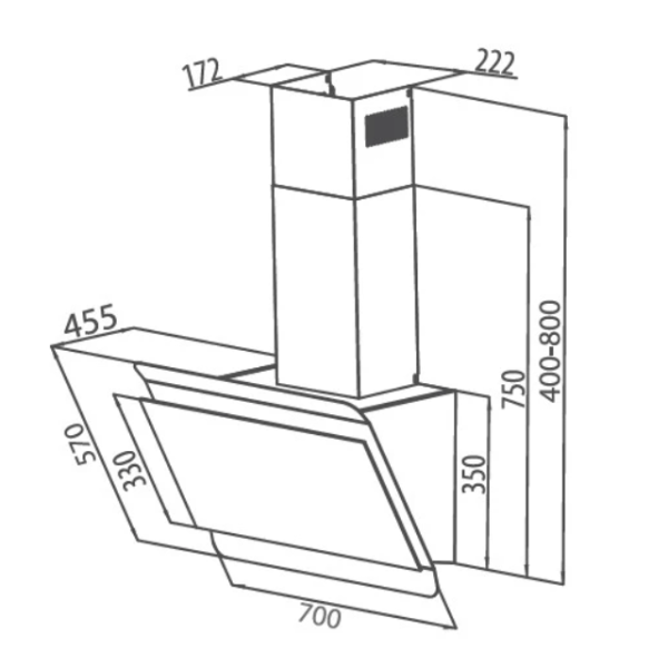 Máy Hút Mùi Độc Lập CZ 2770H - Canzy - Ảnh 3