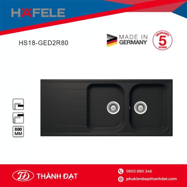 Chậu Đá HS18-GED2R80 (570.35.360) - Hafele