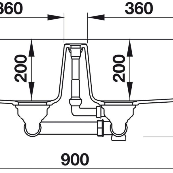 Chậu Đá HS19-GEN2S90 (570.36.400) - Hafele - Ảnh 5