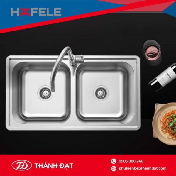 Chậu Inox HS20-SSN2R90M (567.20.493) - Hafele