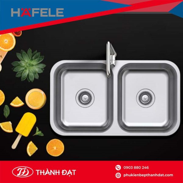 Chậu Inox HS20-SSN2R90S (567.20.506) - Hafele