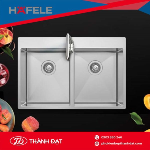 Chậu Inox HS20-SSN2S90 (567.20.537) - Hafele