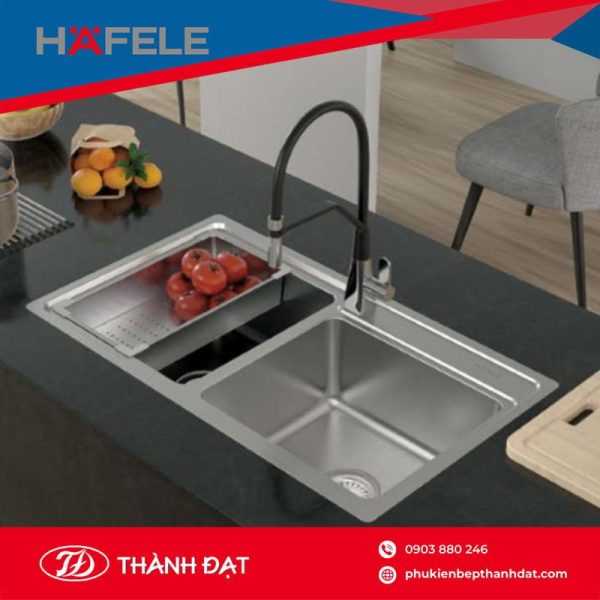 Chậu Inox HS20-SSN2S90L (567.20.546) - Hafele