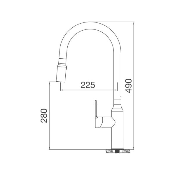Vòi Rửa Chén K046SS - Malloca - Ảnh 3