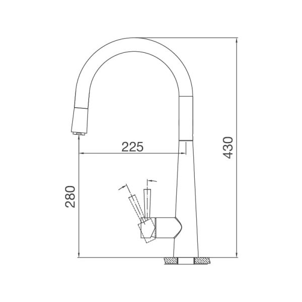 Vòi Rửa Chén K095SS - Malloca - Ảnh 3