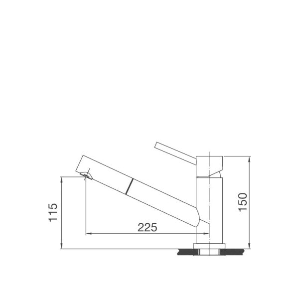Vòi Rửa Chén K110SS - Malloca - Ảnh 3