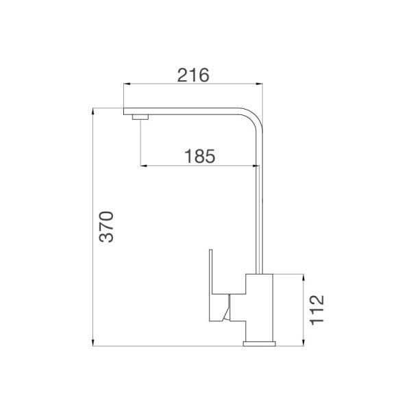 Vòi Chậu Rửa Chén K536S - Malloca - Ảnh 3