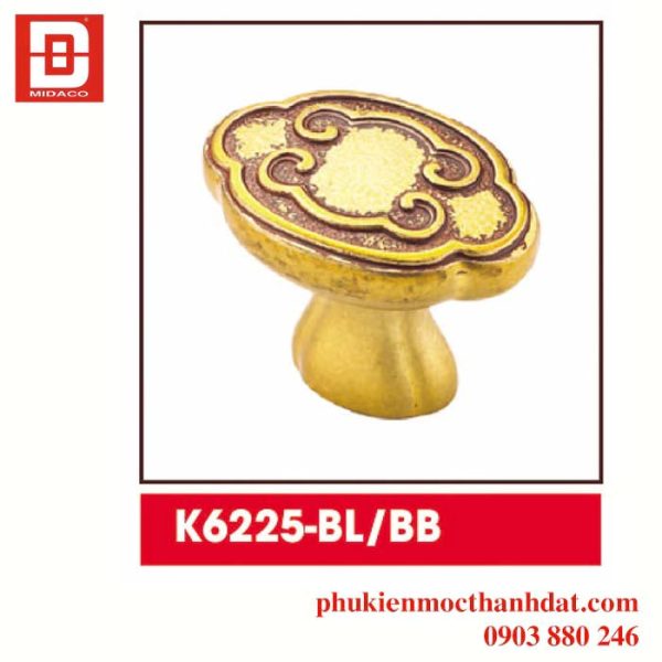 Tay nắm tủ K6225-BL-BB