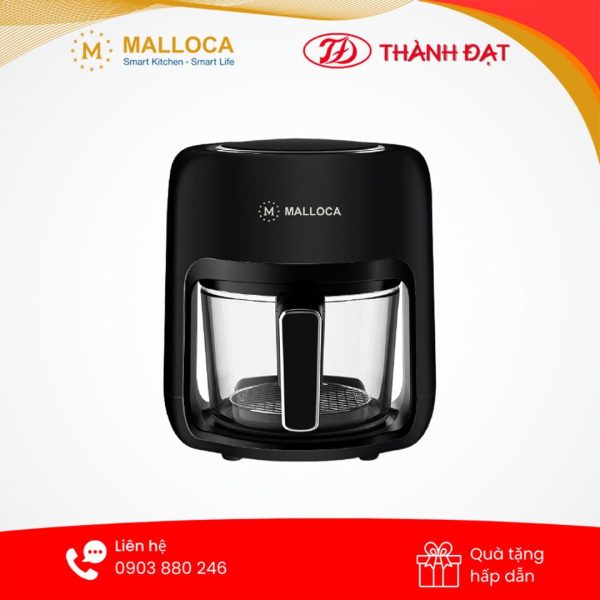 Nồi Chiên Không Dầu Thủy Tinh MAF-25B - Malloca