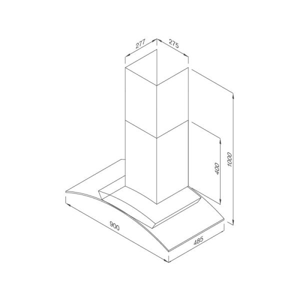 Máy hút khói, khử mùi Malloca MC 9078-900 - Ảnh 3