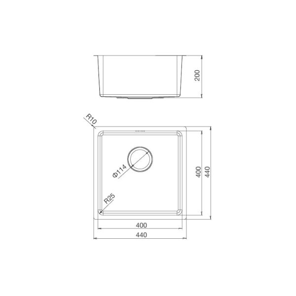 Chậu Rửa Chén MS6044 - Malloca - Ảnh 3