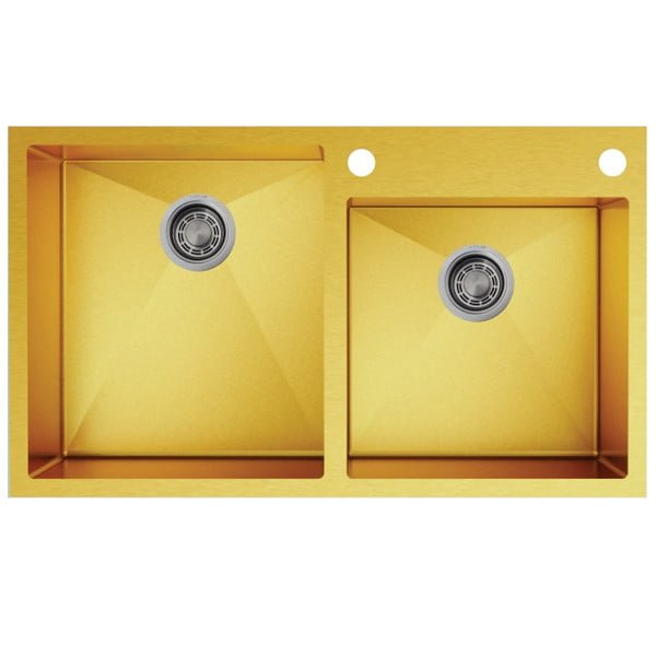 Chậu rửa chén Inox Pona PNI3-8650 vàng - Carysil - Ảnh 2