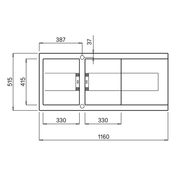 Chậu Đá SMART K500 - Malloca - Ảnh 3