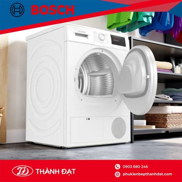Máy Sấy Tụ Hơi Bơm Nhiệt 8kg (HMH. WTH83008SG) - BOSCH