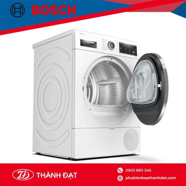 Máy Sấy Tụ Hơi Với Bơm Nhiệt 9Kg (HMH. WTX87MH0SG) Serie 8 - BOSCH