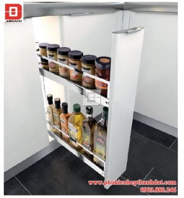 Kệ gia vị 2 tầng giảm chấn Higold