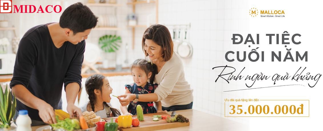 Malloca Đại tiệc cuối năm - Rinh ngàn quà khủng tại Phụ kiện bếp Thành Đạt 1