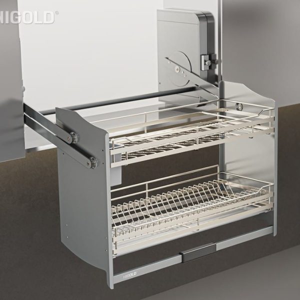 Kệ Kéo 2 Tầng – Ống Đũa Di Động Inox 304 (401332 – 700mm) – Higold - Ảnh 2