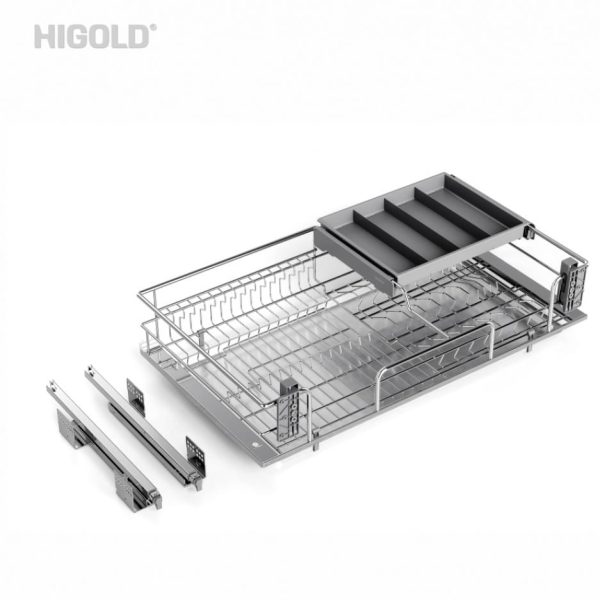 Kệ Chén Dĩa Nan Tròn STARLINK 2.0 Inox 304 (301494 - 800mm) - Higold - Ảnh 2
