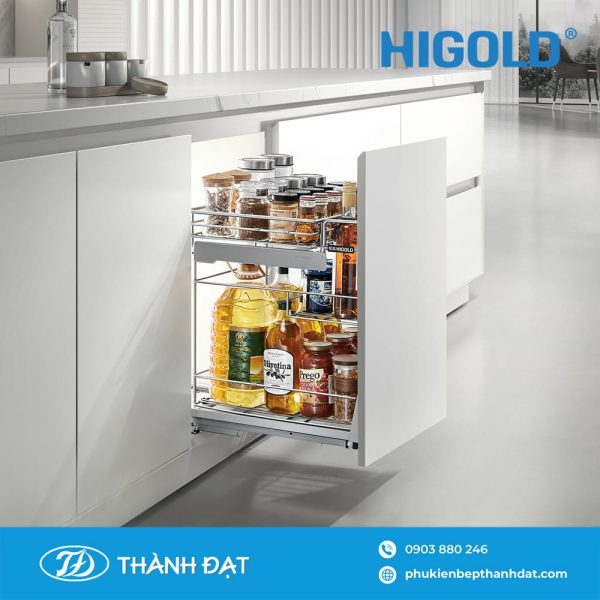 Kệ Gia Vị Nan Tròn STARLINK 2.0 Inox 304 HIGOLD