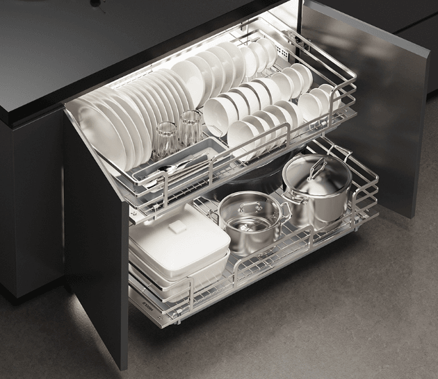 Kệ chén, dĩa Diamond 2.0 inox 304 (301525 – 900mm) – Higold