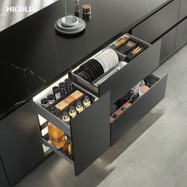 Kệ đựng chén, dĩa, nhôm Xingfa (303585 - 600mm) - Higold - Ảnh 3
