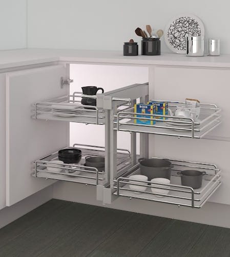 Kệ Góc Liên Hoàn Mở Trái và Mở Phải - Giải Pháp Tối Ưu Không Gian Tủ Bếp 5