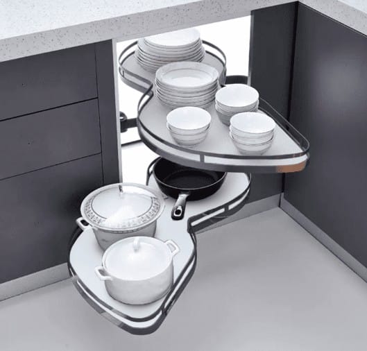 Bí Quyết Chọn Kích Thước Mâm Xoay, Kệ Góc Liên Hoàn 1