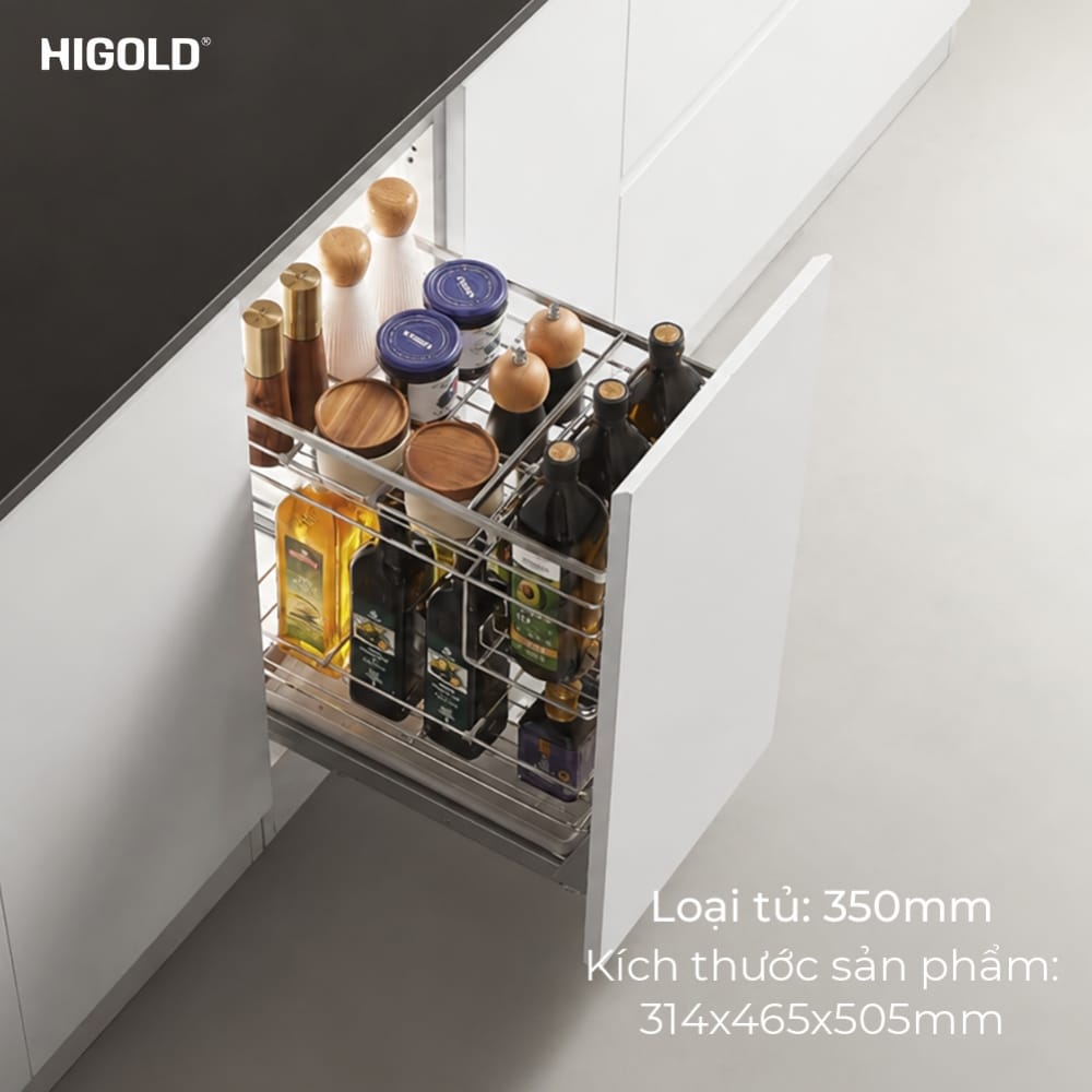 Kệ Gia Vị Cao Cấp Inox 304 (306078 -350mm) - Higold - Ảnh 3