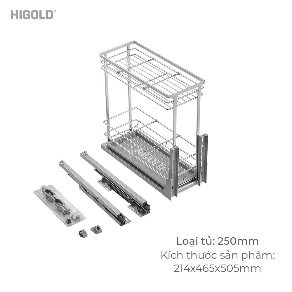 Kệ Gia Vị Cao Cấp Inox 304 (306078 -350mm) - Higold - Ảnh 6