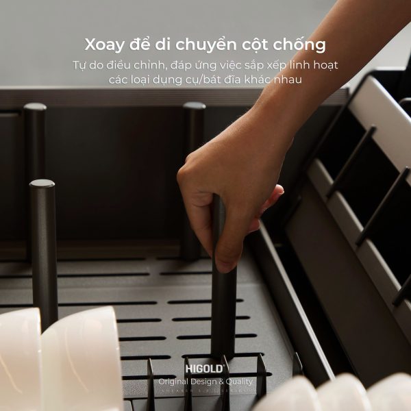 Kệ Bát Đĩa Hộp Nhôm Cao Cấp Dòng Mở Nhanh Shearer 5.0 (303712 - 700mm) - Ảnh 3